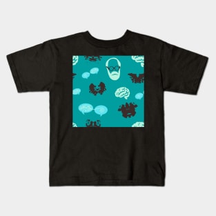 Psychology 101 Freud and Rorschach Kids T-Shirt